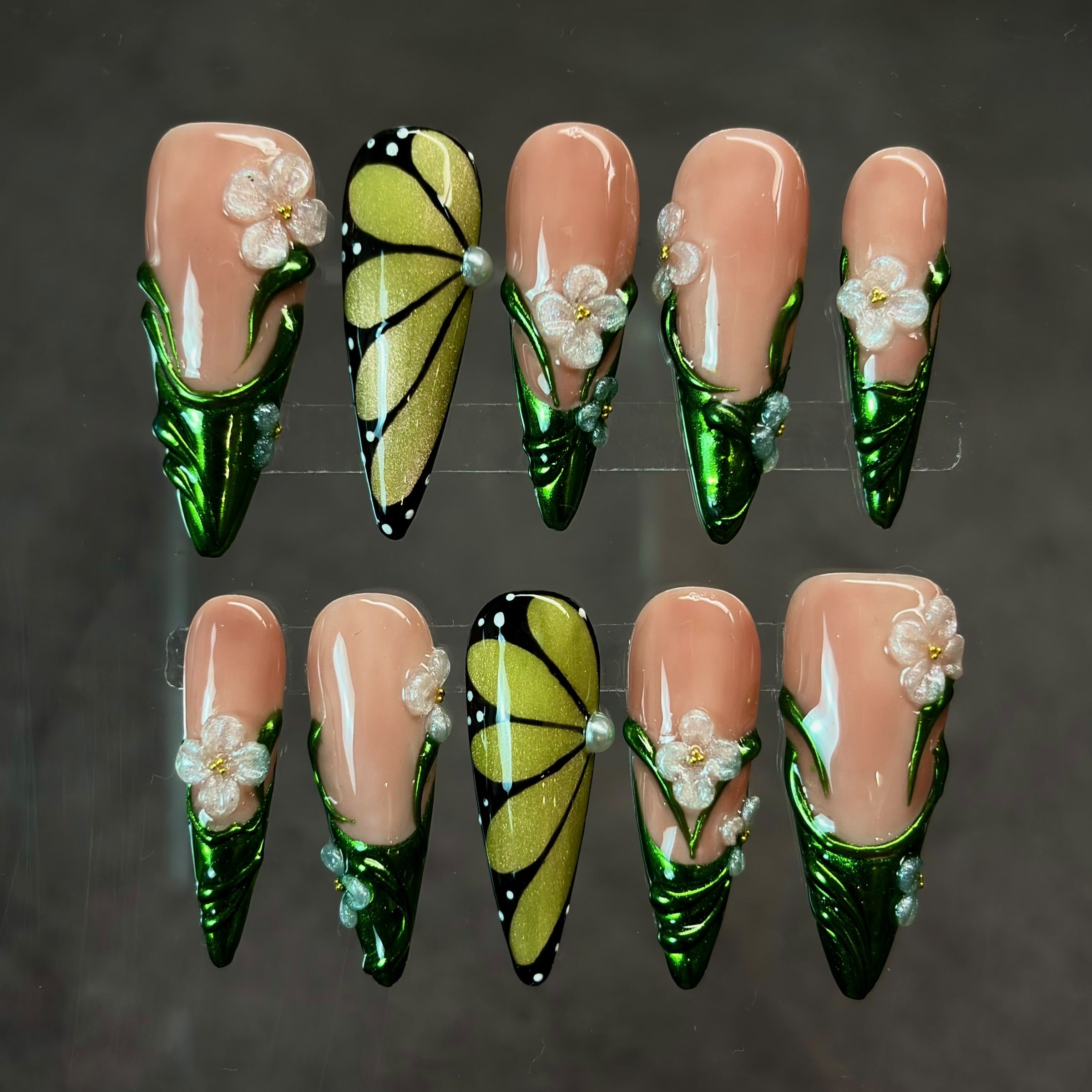 Emerald Butterfly Blossom