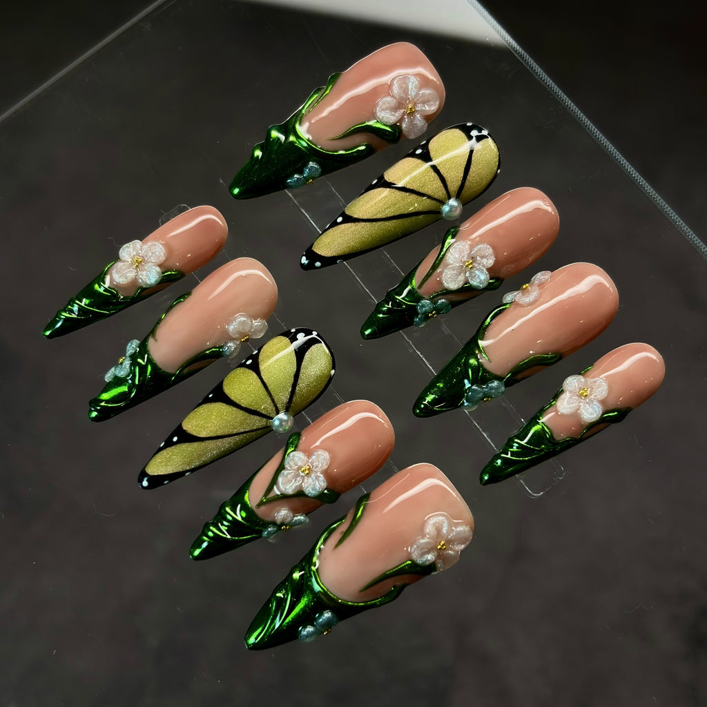 Emerald Butterfly Blossom