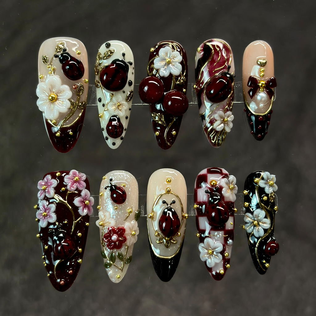 Burgundy Ladybug