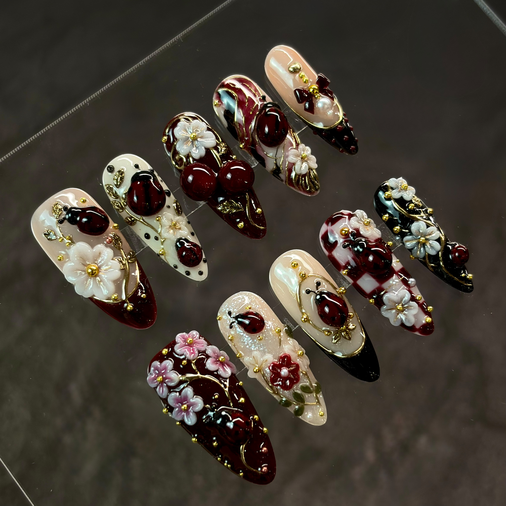 Burgundy Ladybug