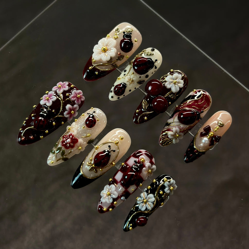 Burgundy Ladybug
