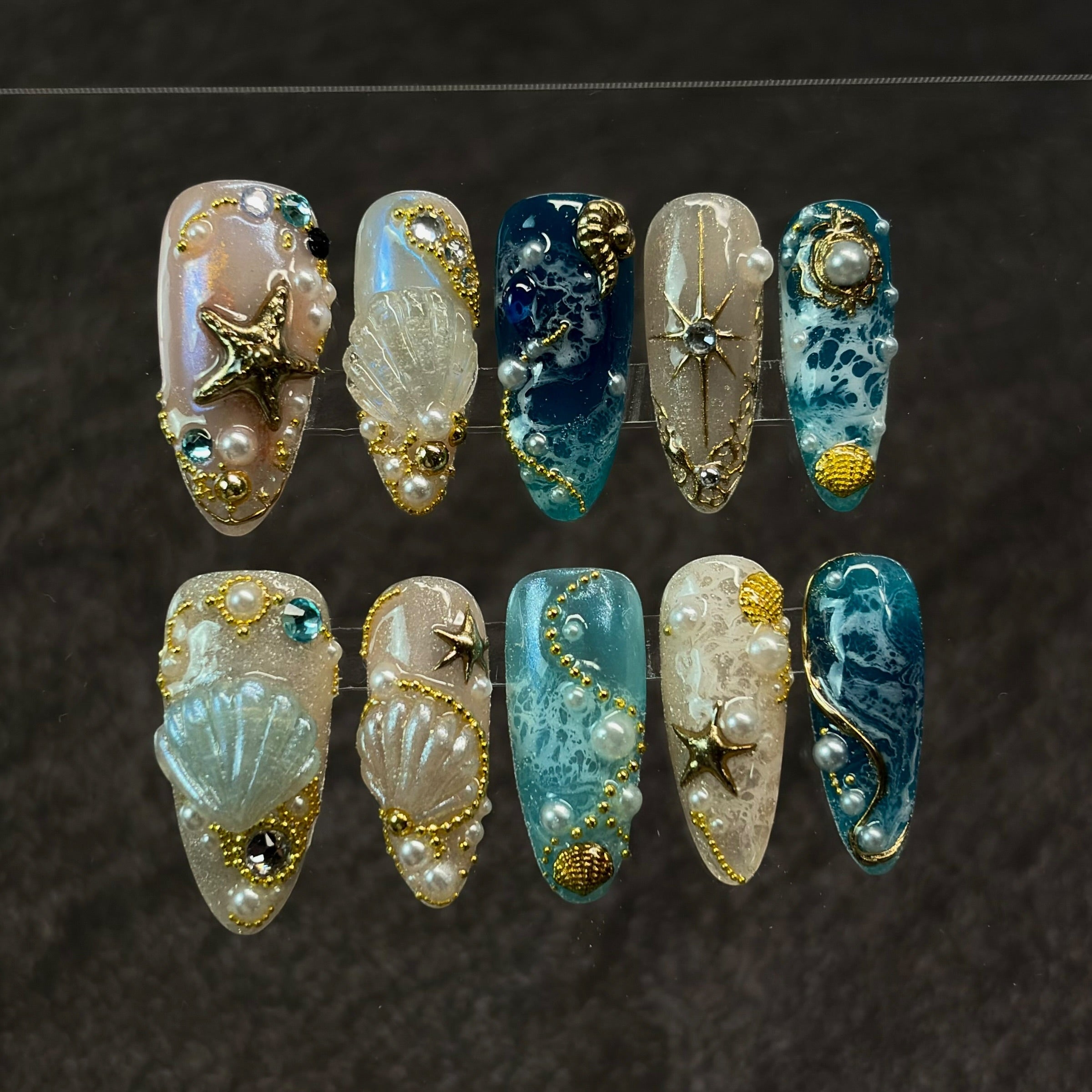 Ocean Treasure Press-On Nails