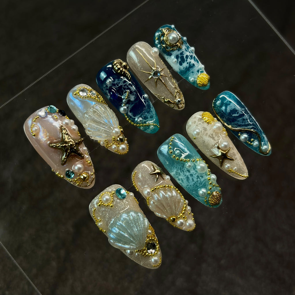 Ocean Treasure Press-On Nails